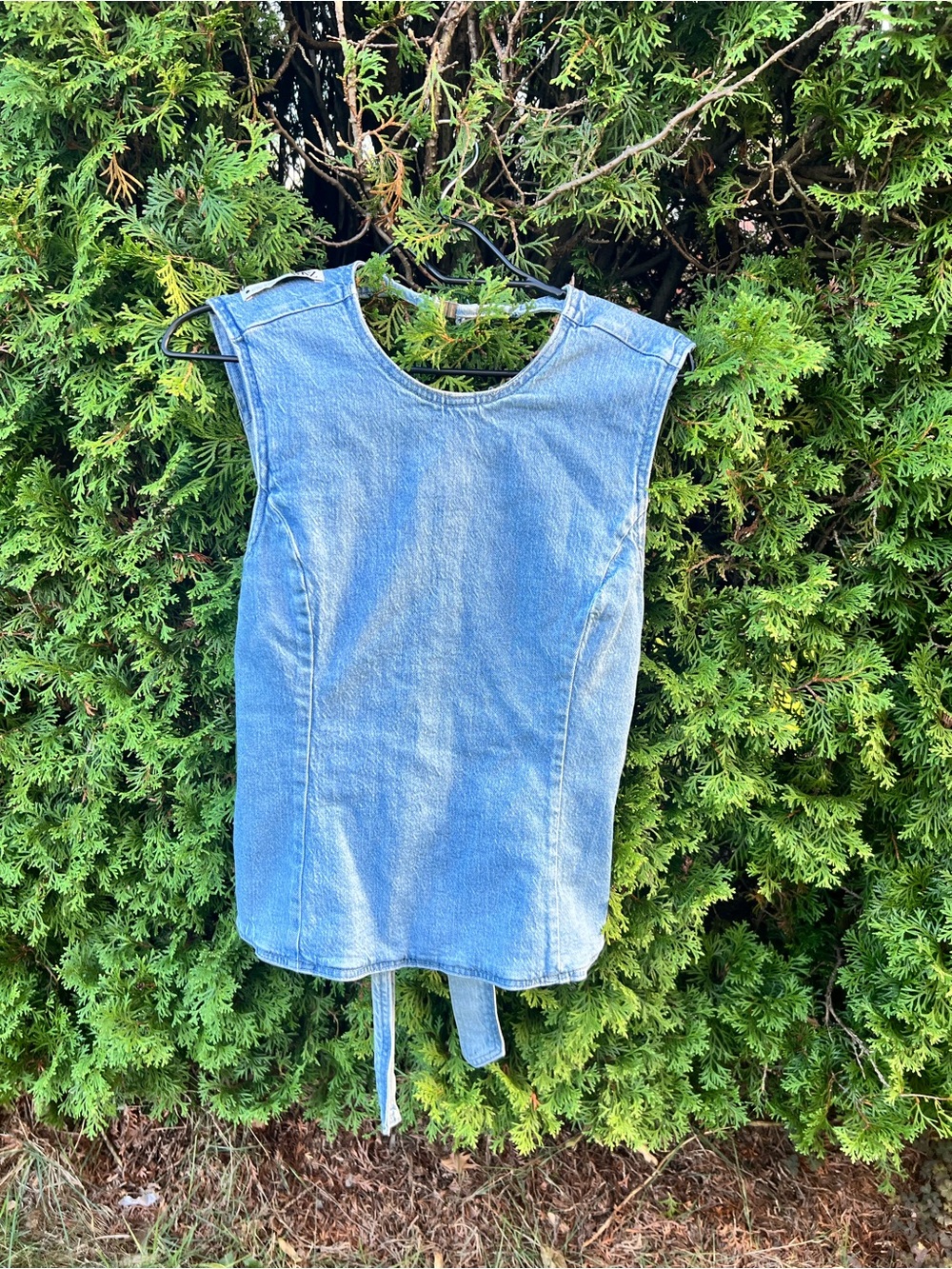 Denim Top By Zara